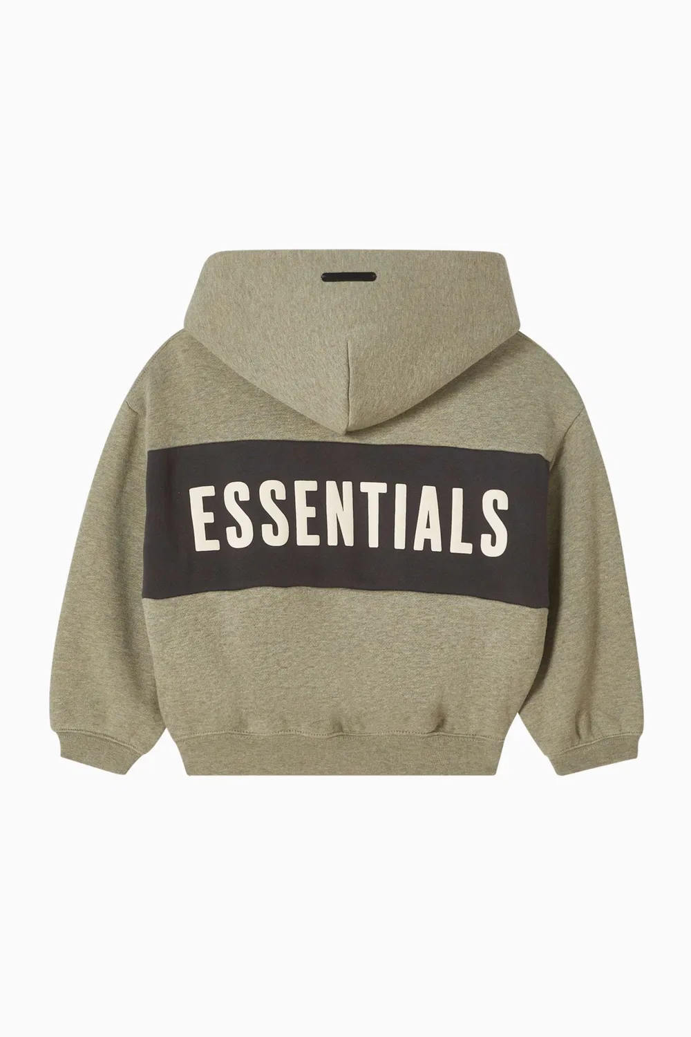 Худи укороченное Fear of God Essentials, зеленый — фото 3