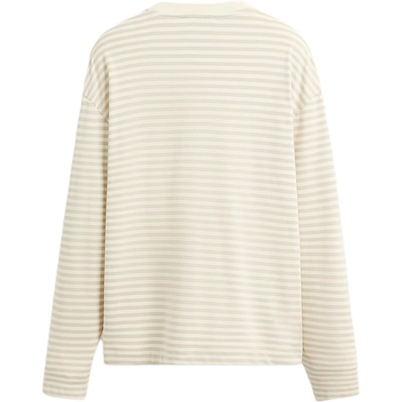 Мужская футболка с круглым вырезом Beige ZARA, Beige — фото 3