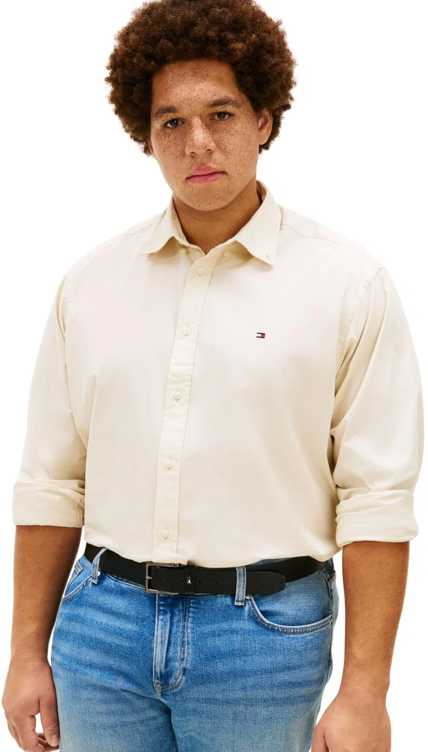 Мужская рубашка с длинным рукавом Tommy Hilfiger, Muslin