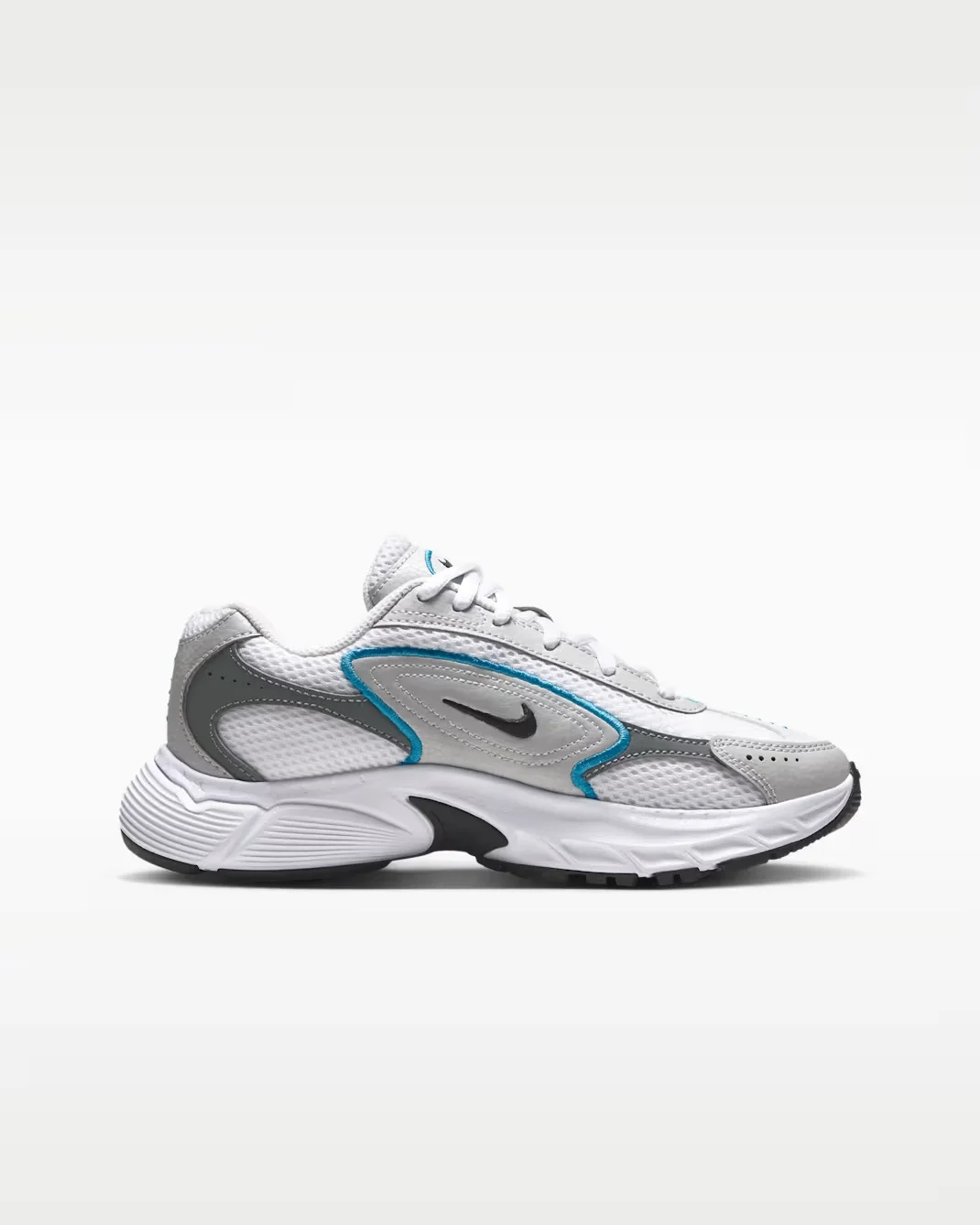 Кроссовки подростковые Nike Stratos Shift 2000, белый/серый — фото 2