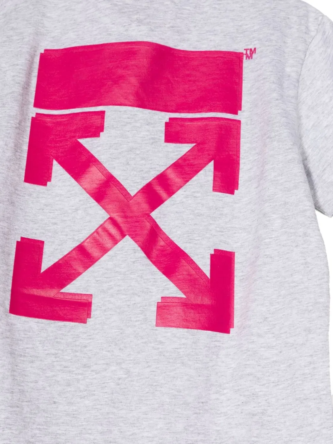OFF-WHITE Футболка Arrows, хлопковая, серая — фото 2