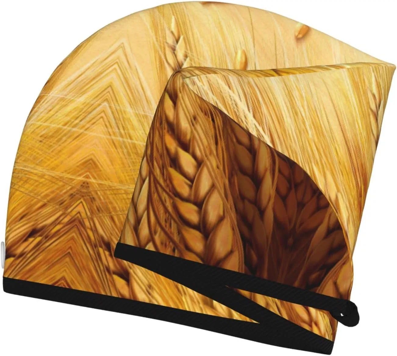 Шапочка для душа Harvest Golden Wheat Field, UNIOND, 10.6 x 25.5 дюймов — фото 3