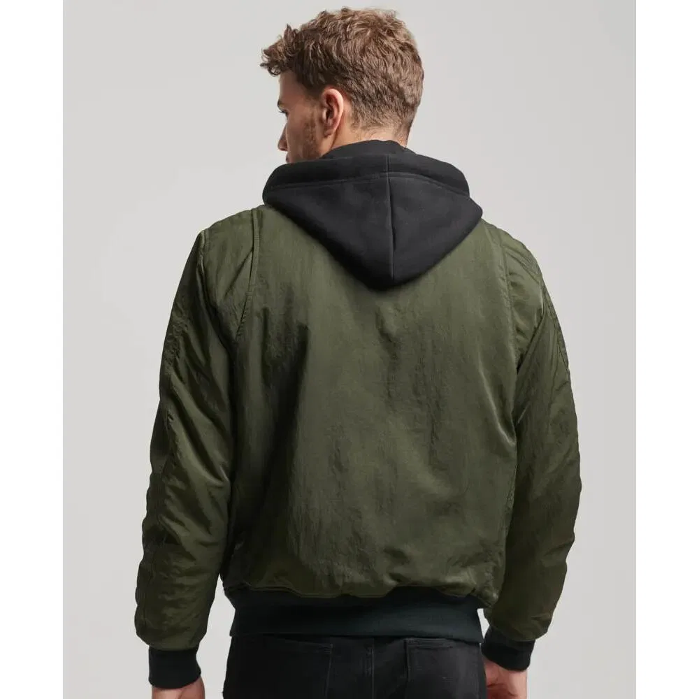 Мужская куртка с капюшоном Superdry, Khaki — фото 4