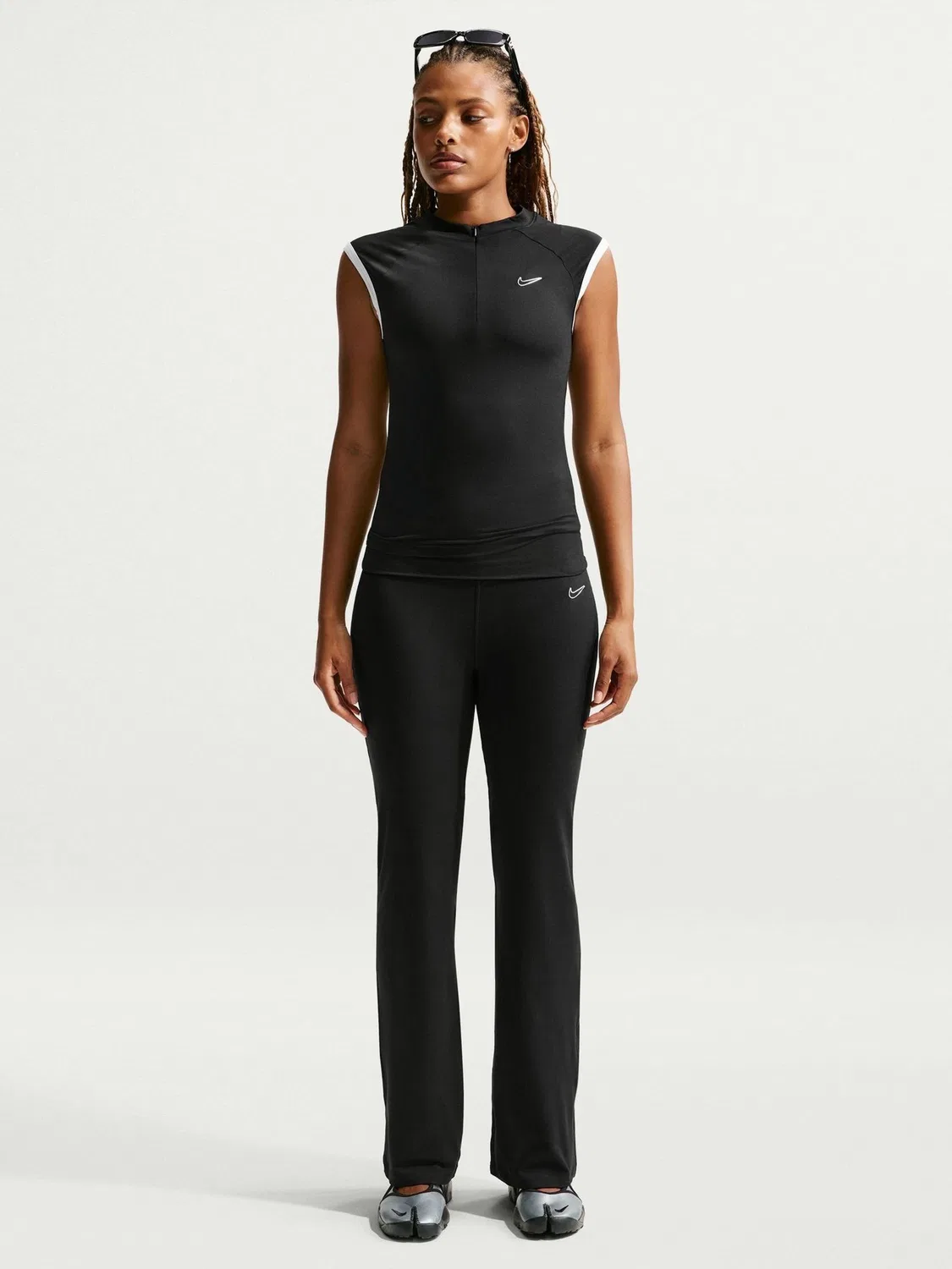 Леггинсы с расклешением Nike Black