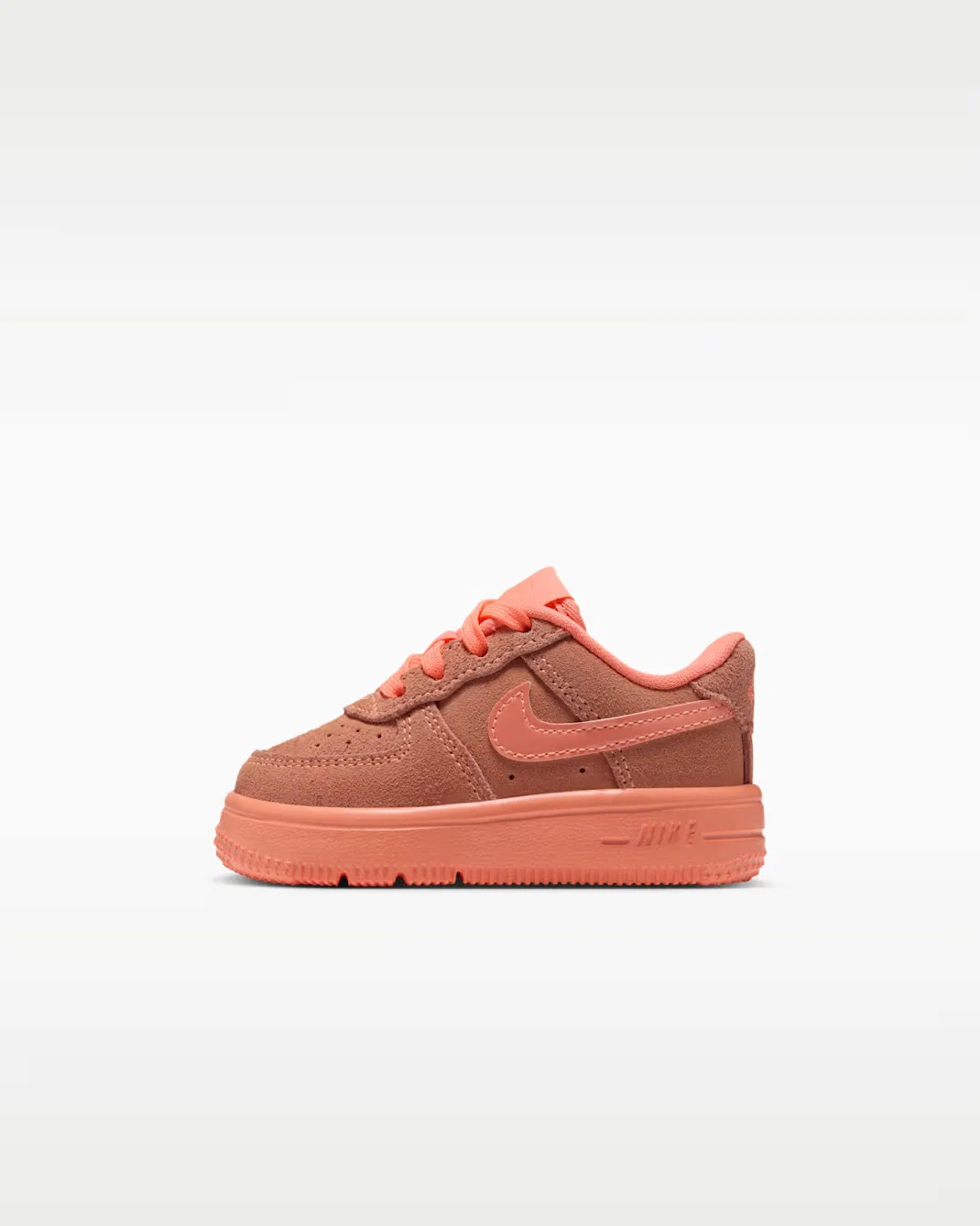 Детская/подростковая обувь Nike Force 1 Low Suede, Orange Pulse/Orange Pulse/Orange Pulse