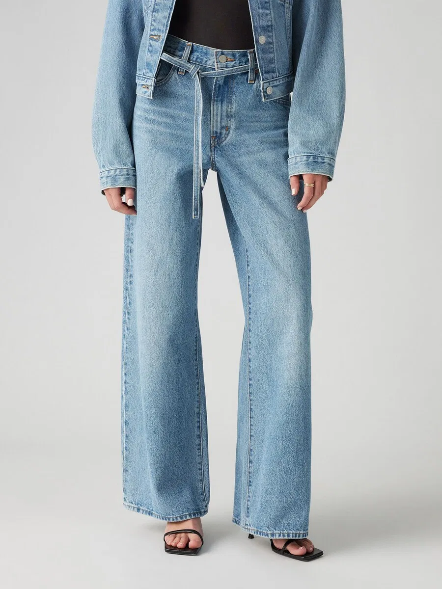 Джинсы LEVI'S с широкими штанинами, размер 'XL Straight', светло-голубой — фото 3