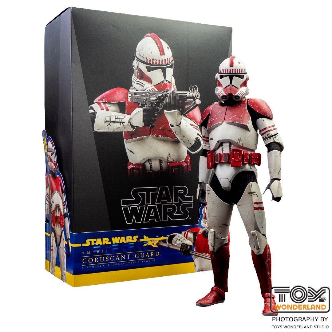 

Коллекционная фигурка Hot Toys Star Wars: The Clone Wars, Coruscant Guard TMS025, 30 см