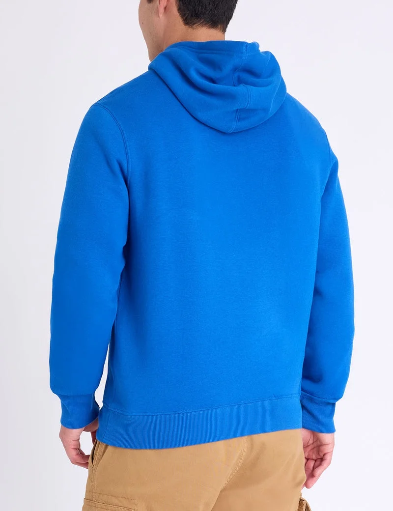 Мужская толстовка-худи U.S. Polo Assn. Wordmark Applique Fleece, синий — фото 2
