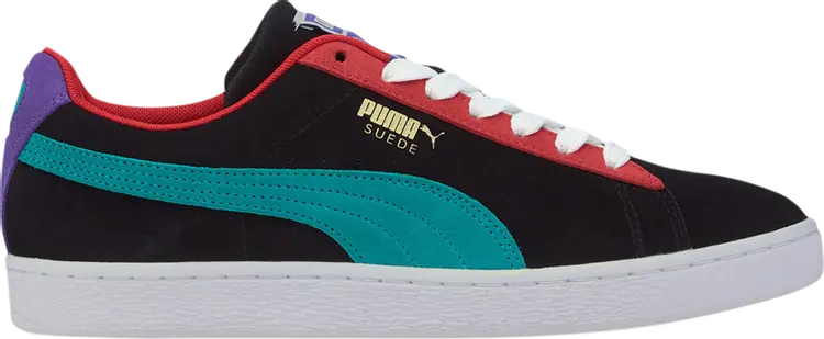 

Кроссовки Puma Suede Classic Black Multi, черный