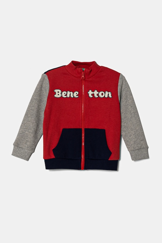 

Детская хлопковая толстовка United Colors Of Benetton, красный