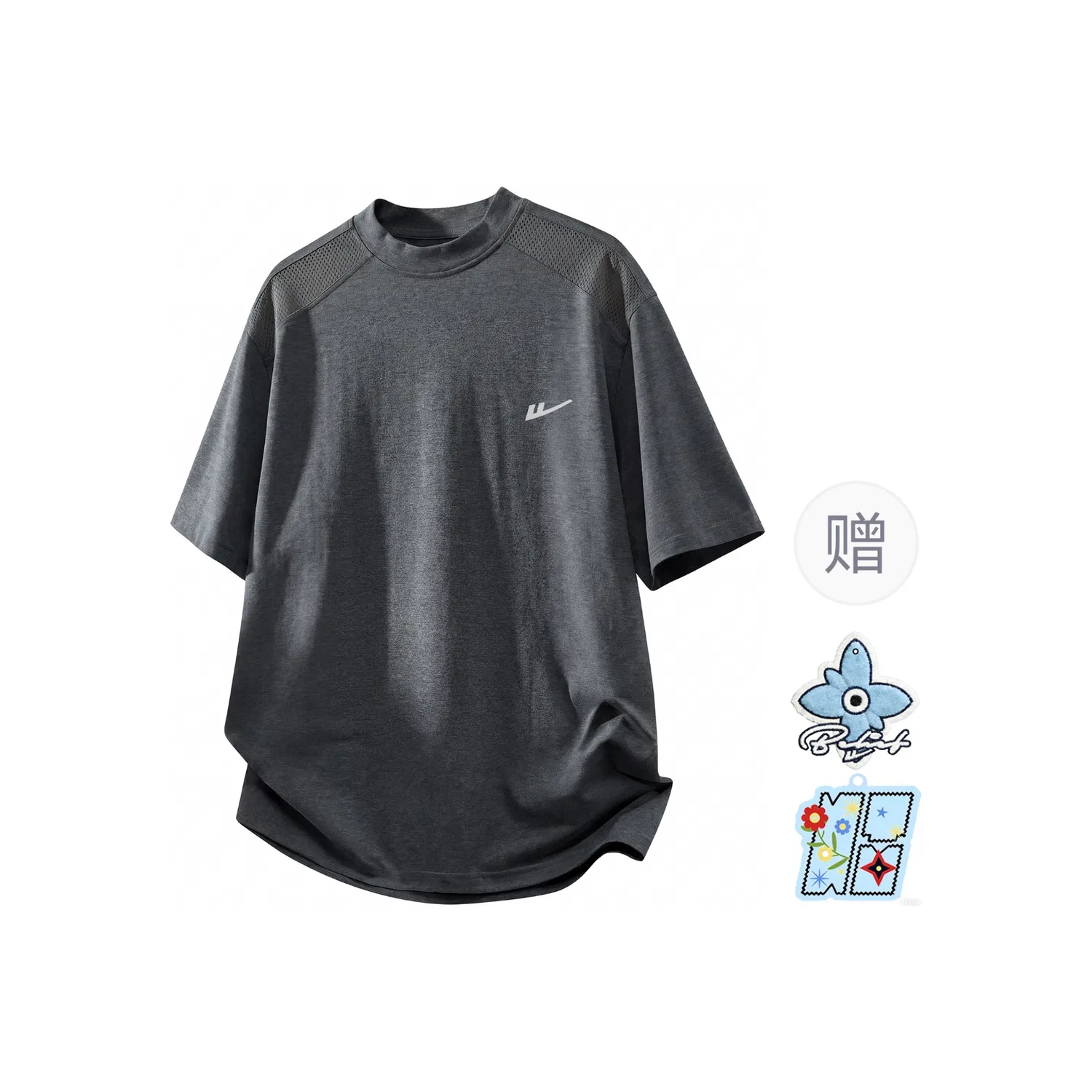 Детская пижамная футболка с коротким рукавом Dark Gray Free Merch WARRIOR