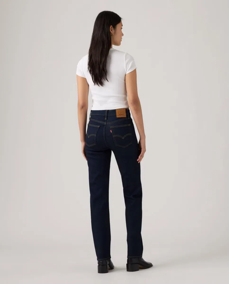 Женское узкие джинсы, Vaquero Pitillo 722 High Rise Slim Tiro Alto, Levi's, Azul índigo — фото 2