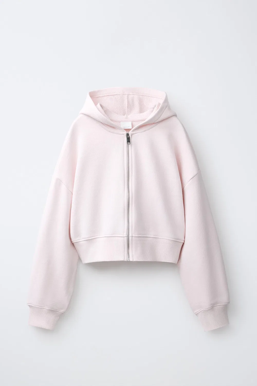 Укороченная толстовка ZARA, Light Pink