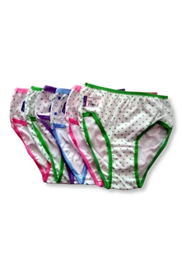 Детские трусы для девочек хлопковые комплект 6 шт Seher, Multicolor
