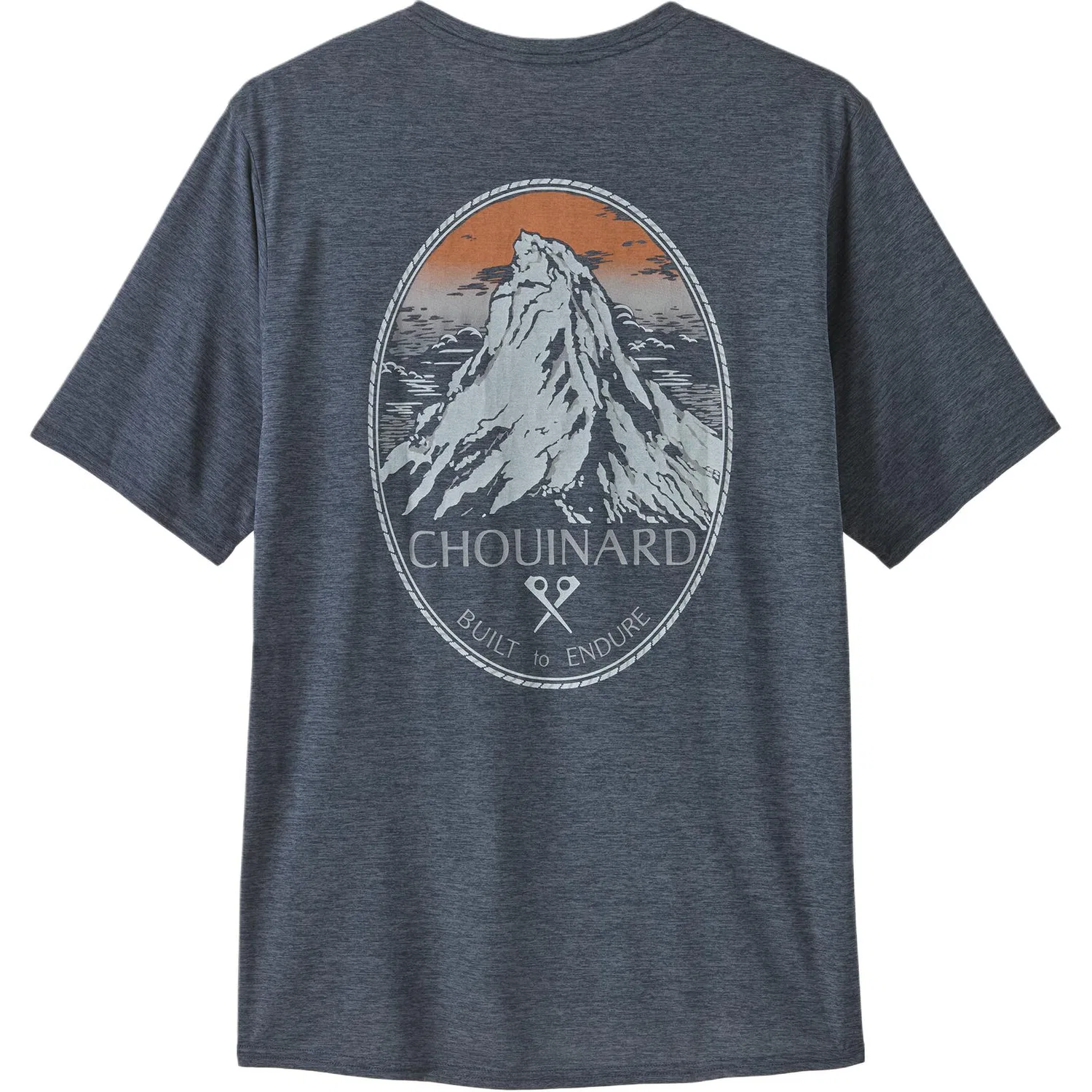 Мужская футболка из полиэстера Patagonia, Smolder Blue/CSBX
