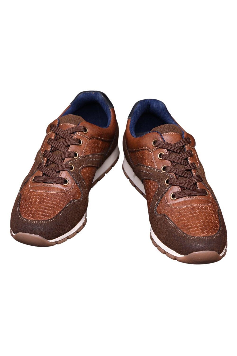 Повседневная комфортная классическая обувь в деловом стиле TOP STAKA SHOES, коричневый — фото 4