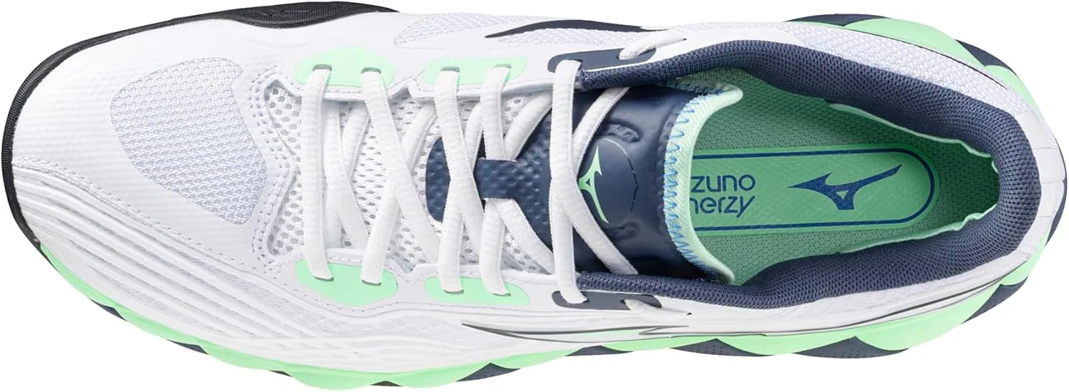 Кроссовки мужские Mizuno Wave Enforce Tour 2 AC, бело-мятные — фото 4