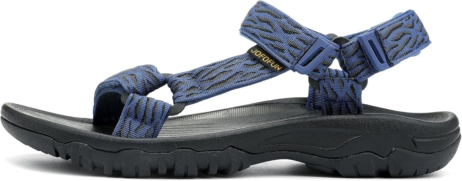 Спортивные сандалии с поддержкой свода стопы, синие Jofofun — фото 3