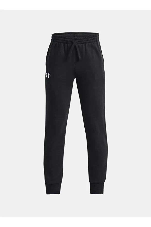 Детские спортивные штаны для мальчиков с принтом UA Rival Fleece Joggers Under Armour, Black