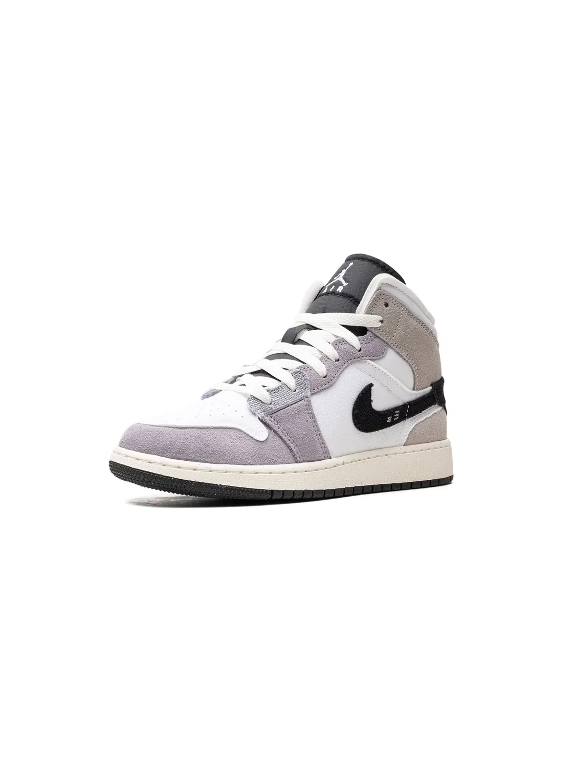 Кроссовки Air Jordan 1 Mid SE Craft, серый — фото 4