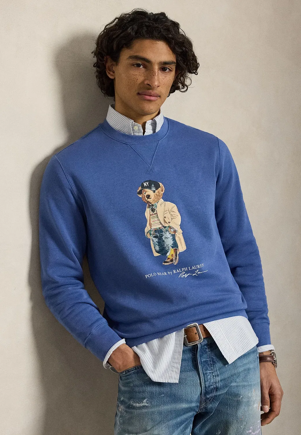 Флисовая толстовка Polo Bear - толстовка Polo Ralph Lauren, Bastille Blue