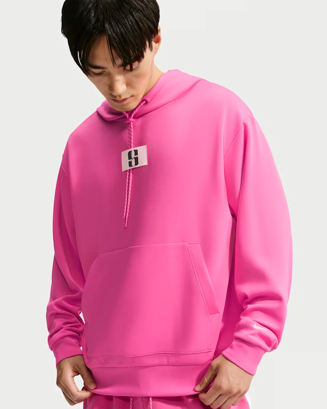Баскетбольная толстовка Dri-FIT Sabrina Nike, Desert Pink/Ice Silver/Sail — фото 3