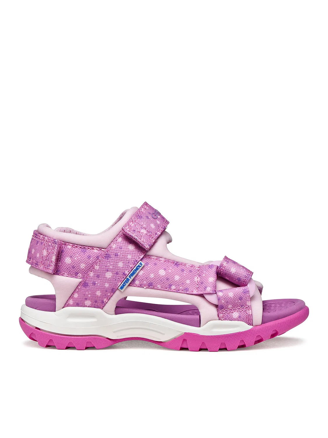 Сандалии для девочки Jr Borealis Girl Geox, розовый