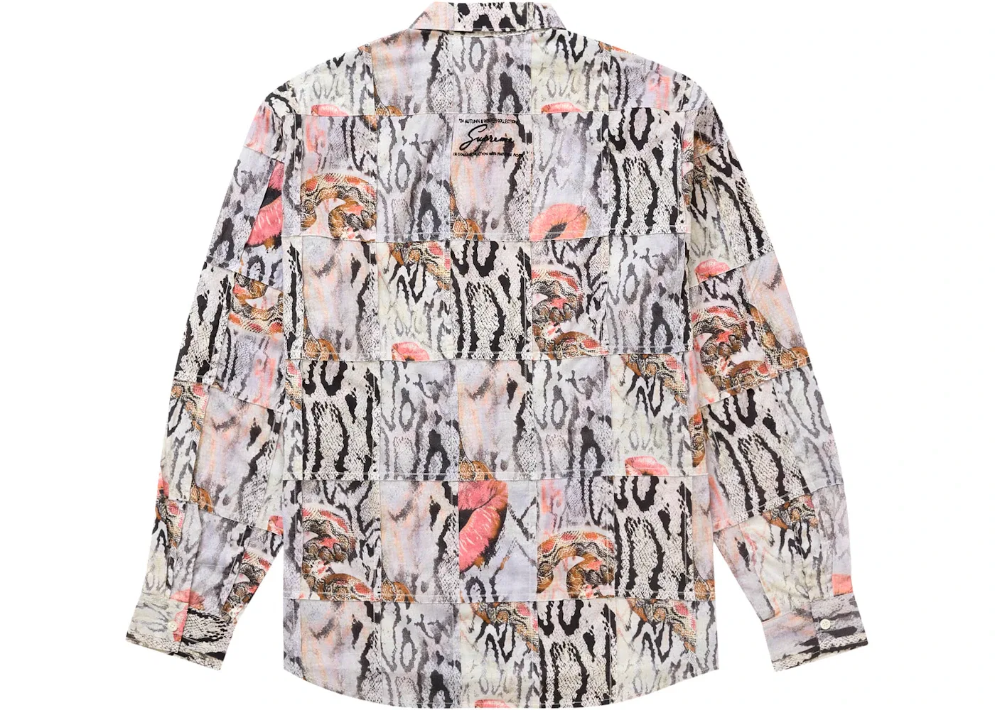 Мужская рубашка с пэчворком Supreme Martine Rose Patchwork Shirt, Multicolor — фото 2