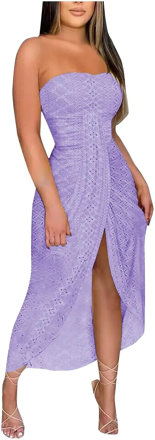 Женское мини-платье с запахом OIFGH, Purple