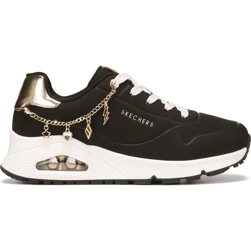 Детские кроссовки Street Uno Skechers, Black Rose Gold — фото 2