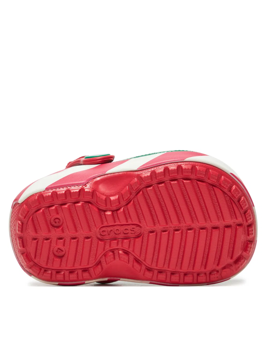Шлепанцы для мальчика Classic Mickey Xmass Lined Clog Crocs, зеленый — фото 4