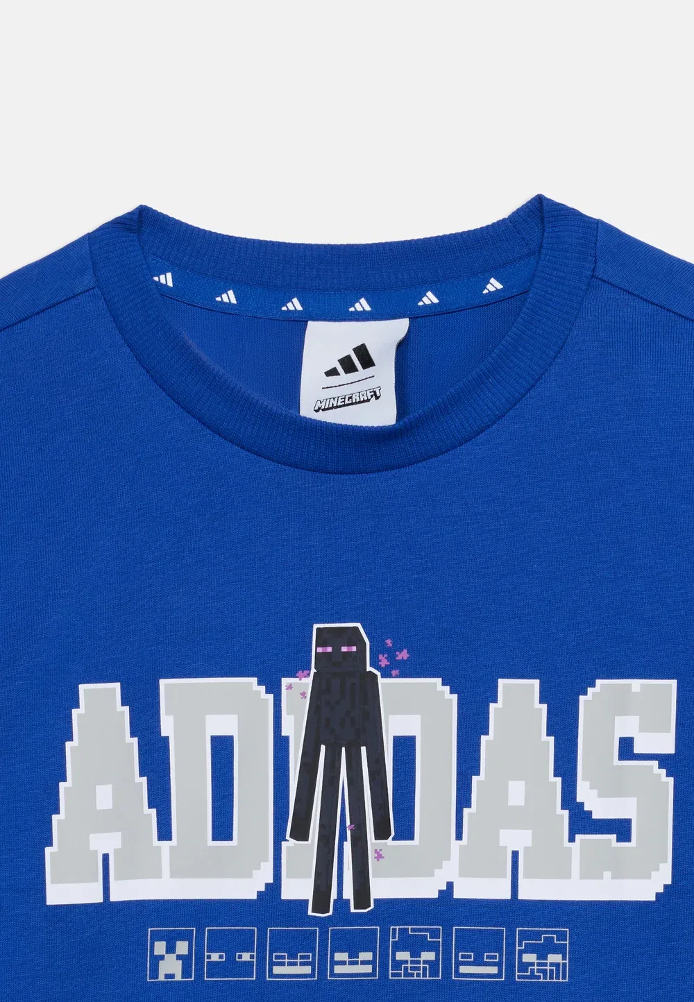Футболка Minecraft унисекс - спортивная футболка Adidas Performance, Team Royal Blue — фото 3