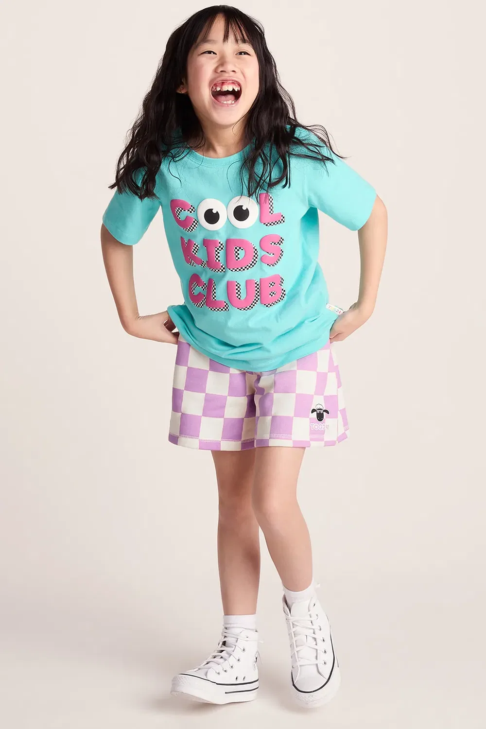 Детские шорты с принтом Shaun the Sheep Tog24, Lilac — фото 4