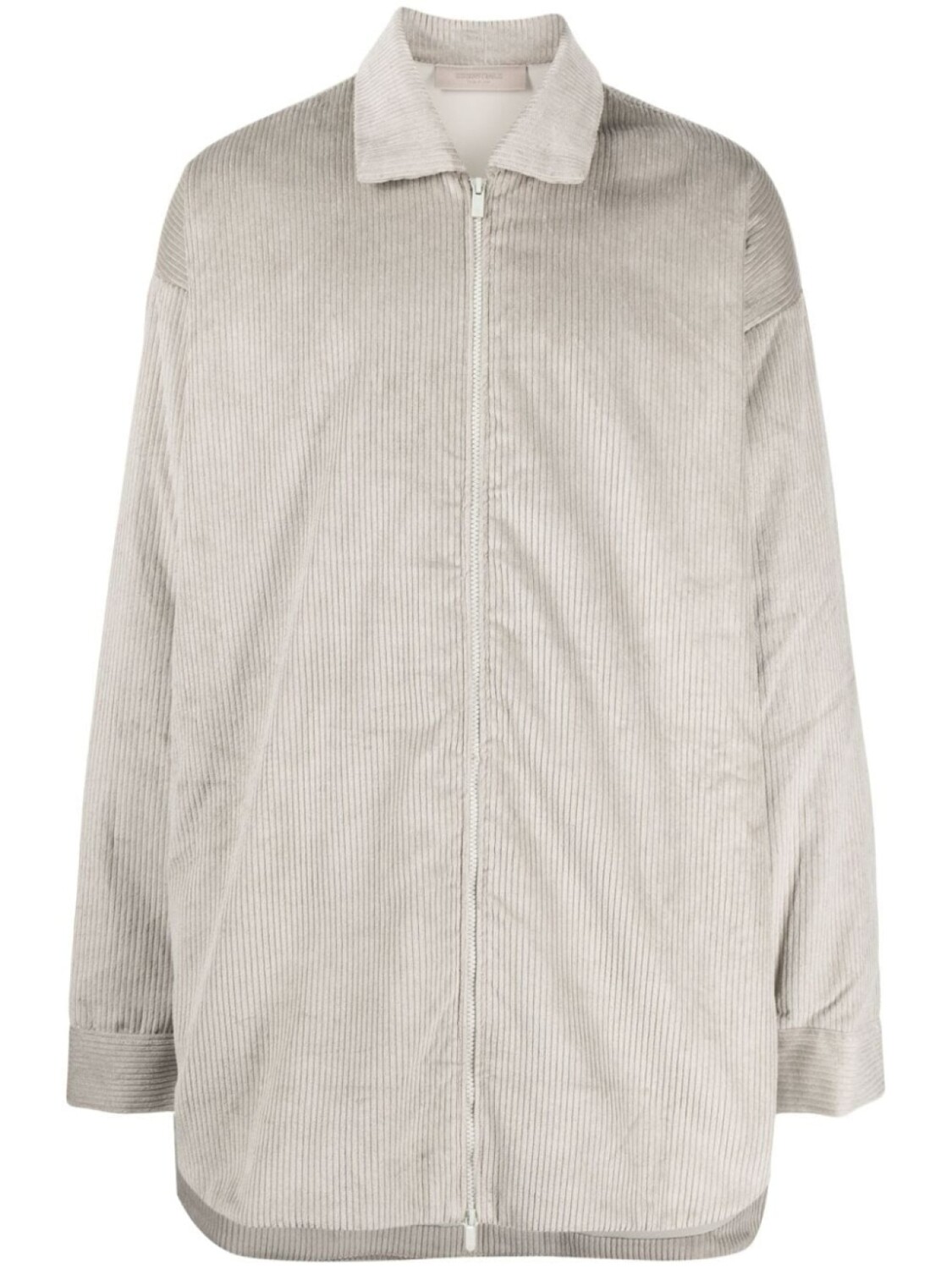 

FEAR OF GOD ESSENTIALS вельветовая куртка-рубашка на молнии, серый