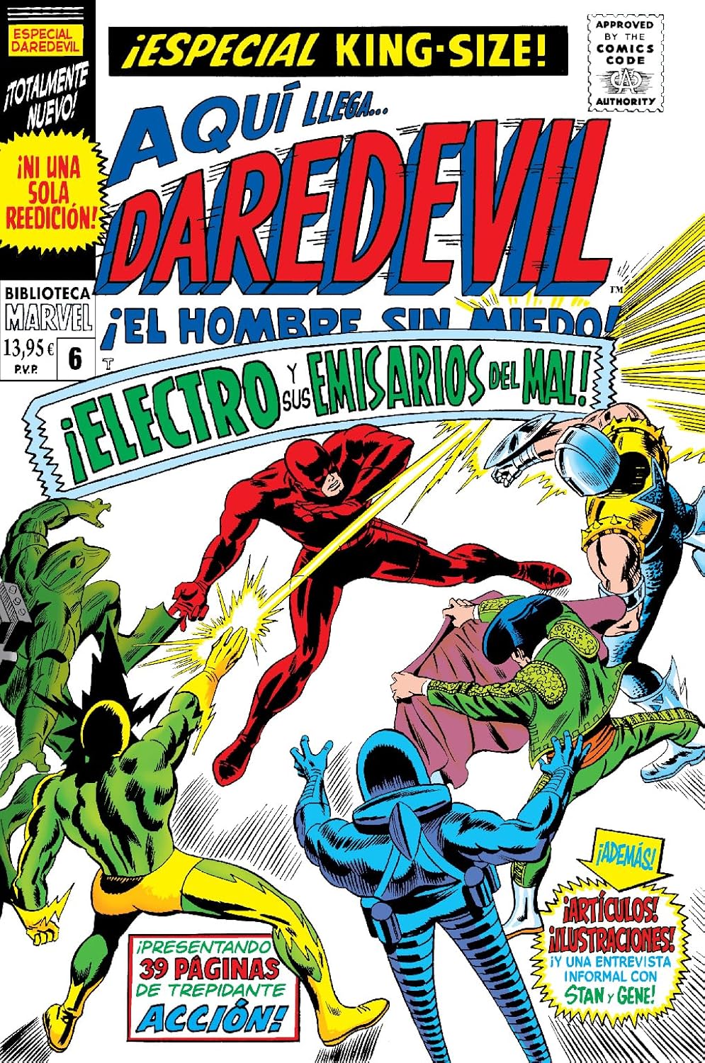 

Biblioteca marvel daredevil 6. 1967: daredevil 31-34, annual 1 usa (PANINI ESPAÑA S.A.)