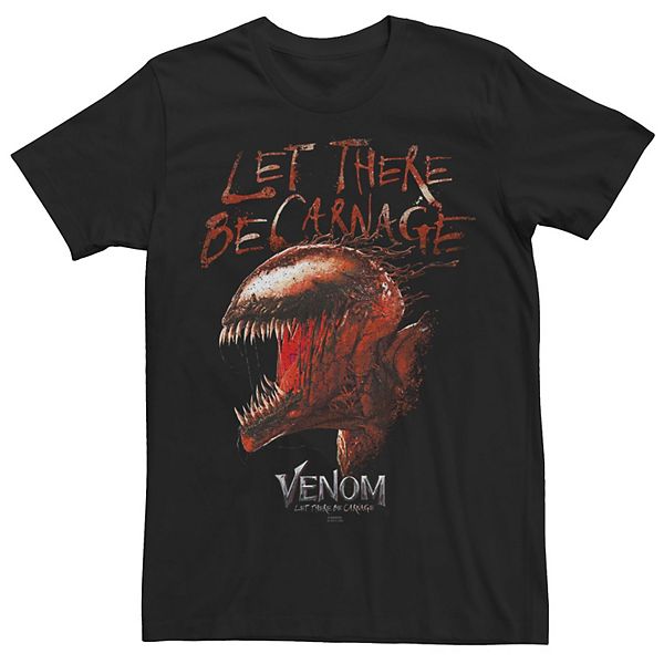 

Футболка Marvel Venom: Let There Be Carnage Red Carnage Roar Big & Tall Licensed Character