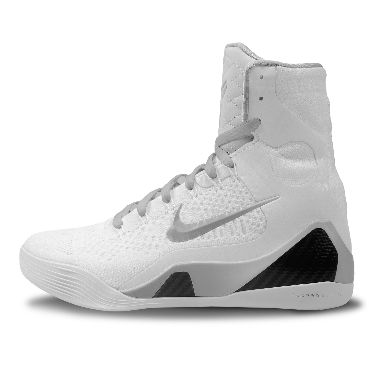 

Баскетбольные кроссовки Kobe 9 Basketball Shoes Unisex High-Top White/Silver Nike