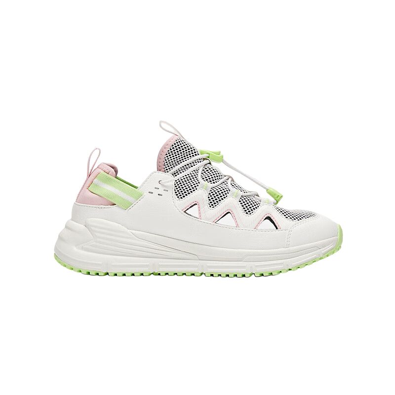 Under Armour Низкие детские уличные кроссовки outdoor collection белый/розовый/зеленый kids — фото 3