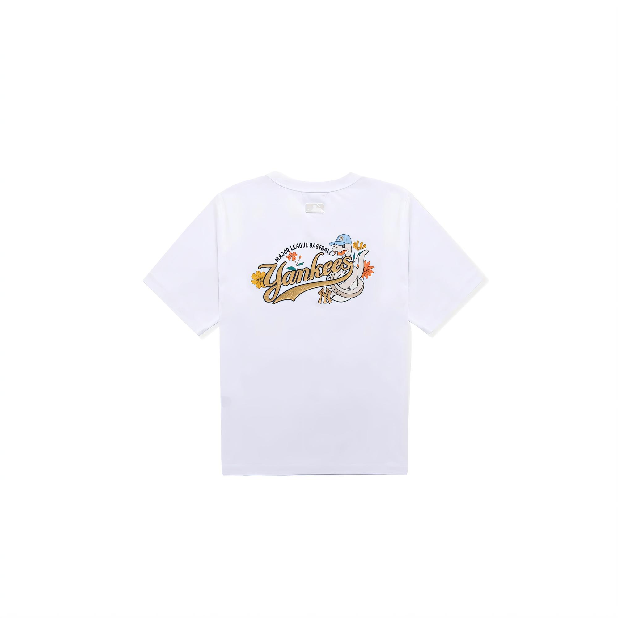 

MLB Футболка New York Yankees унисекс стандартная белая, Белый, MLB Футболка New York Yankees унисекс стандартная белая