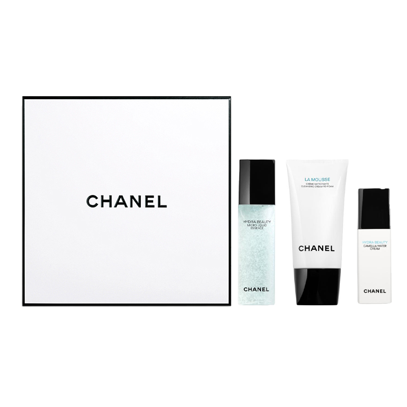 Набор косметики CHANEL: очищающий крем La Mousse + увлажняющая микро-эссенция Hydra Beauty — фото 2