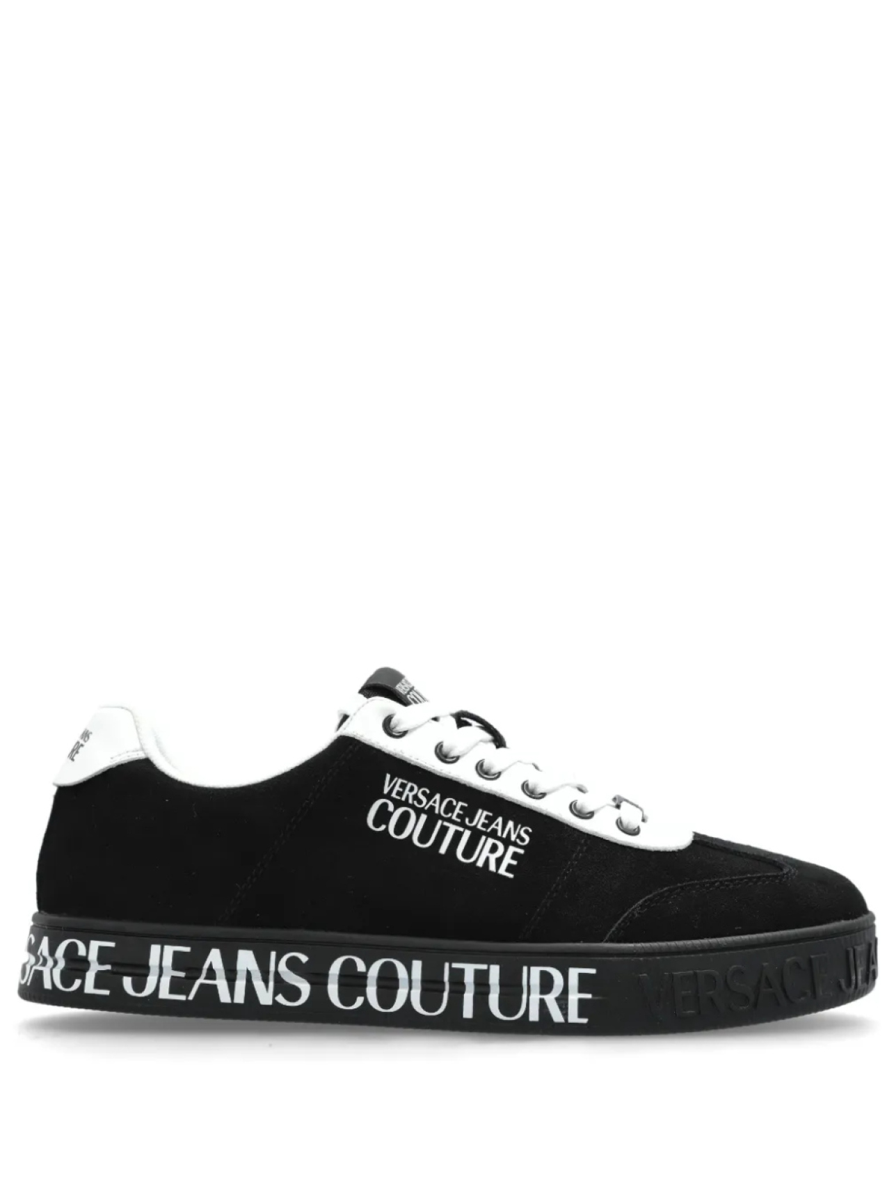 

Замшевые кроссовки Versace Jeans Couture, черный
