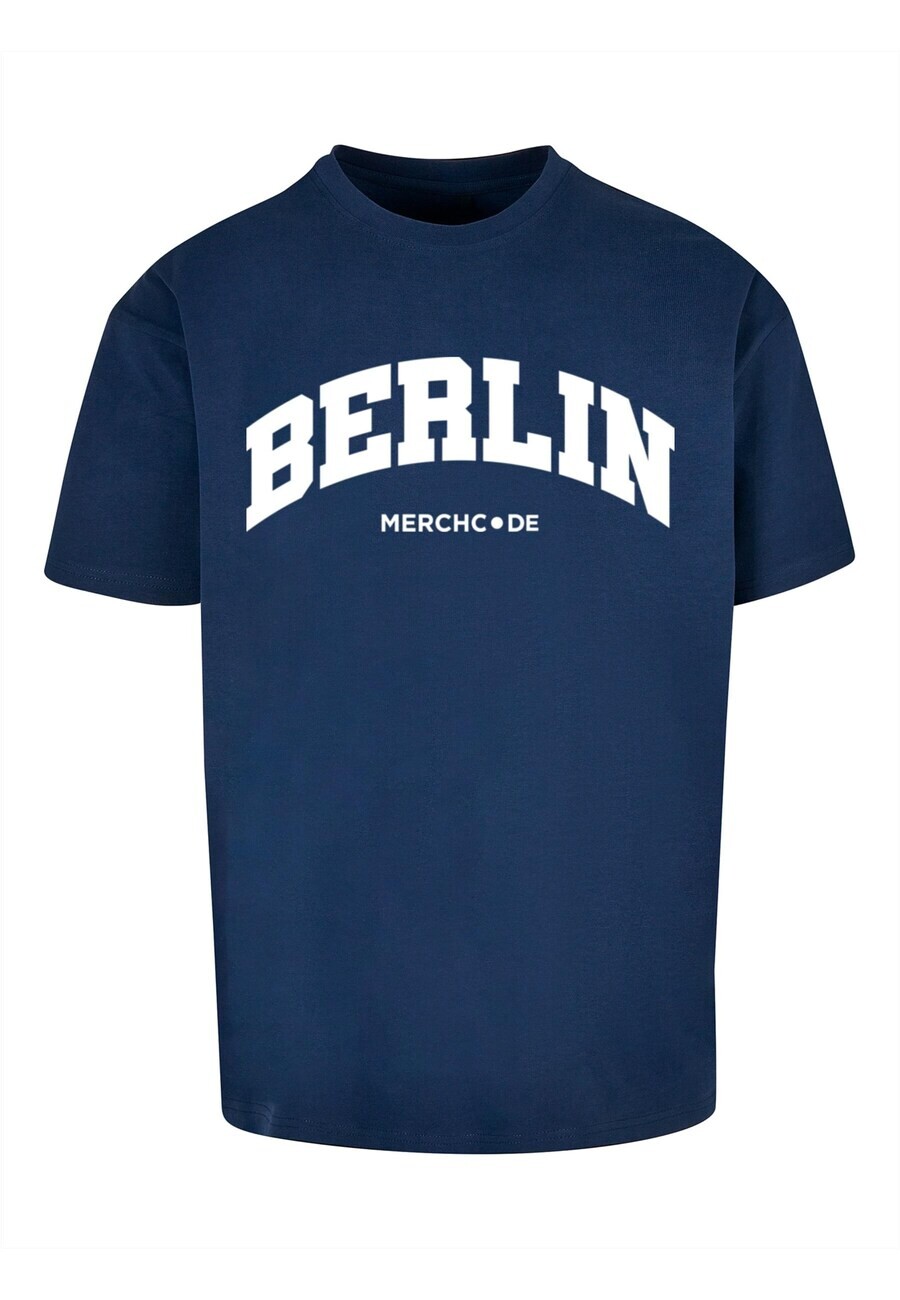 

Футболка Merchcode BERLIN, темно-синий
