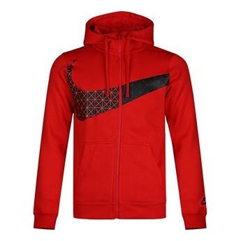 

Толстовка Nike Big Swoosh LOGO Large Hooded Jacket Red, красный