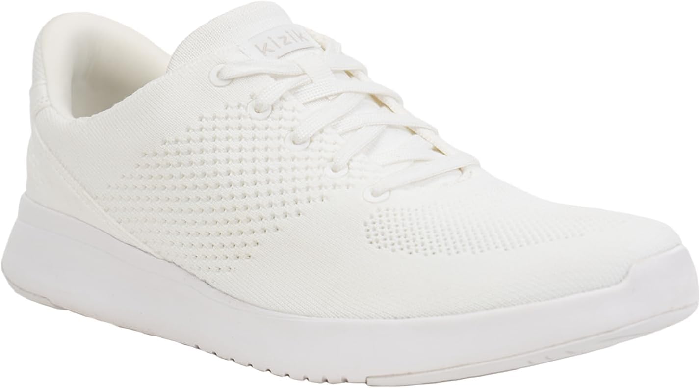 

Кроссовки Kizik Slip On: Lima- удобные для повседневной носки, с Hands-Free, дышащий верх из трикотажа, мужские и женские прогулочные обувь с поддержкой свода стопы, слоновая кость