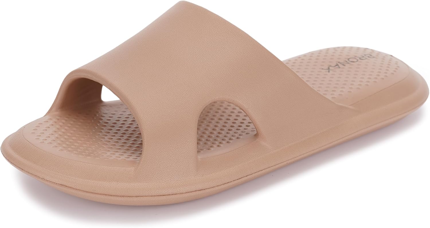 

Домашние тапочки BRONAX для женщин и мужчин, Быстро сохнущие душевые шлепанцы, Мягкая подошва, коричневый