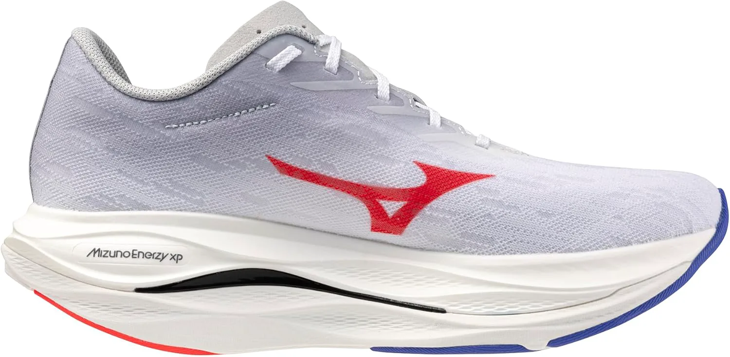 Мужские кроссовки для бега Mizuno Wave Rebellion Flash 3, белый/коралловый — фото 3