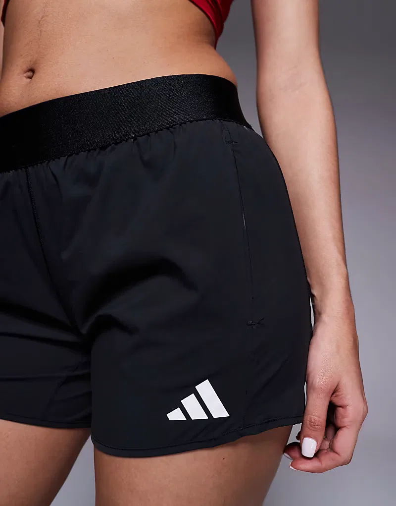 Беговые шорты Adidas Performance Flex Pacer, черный