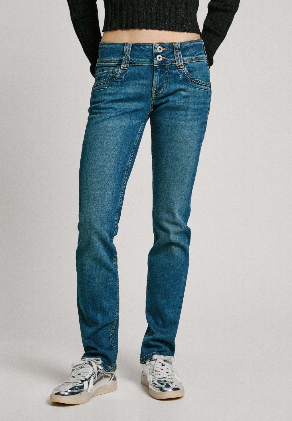 

Джинсы облегающего кроя GEN Pepe Jeans, цвет Dark Wiser Wash Powerflex