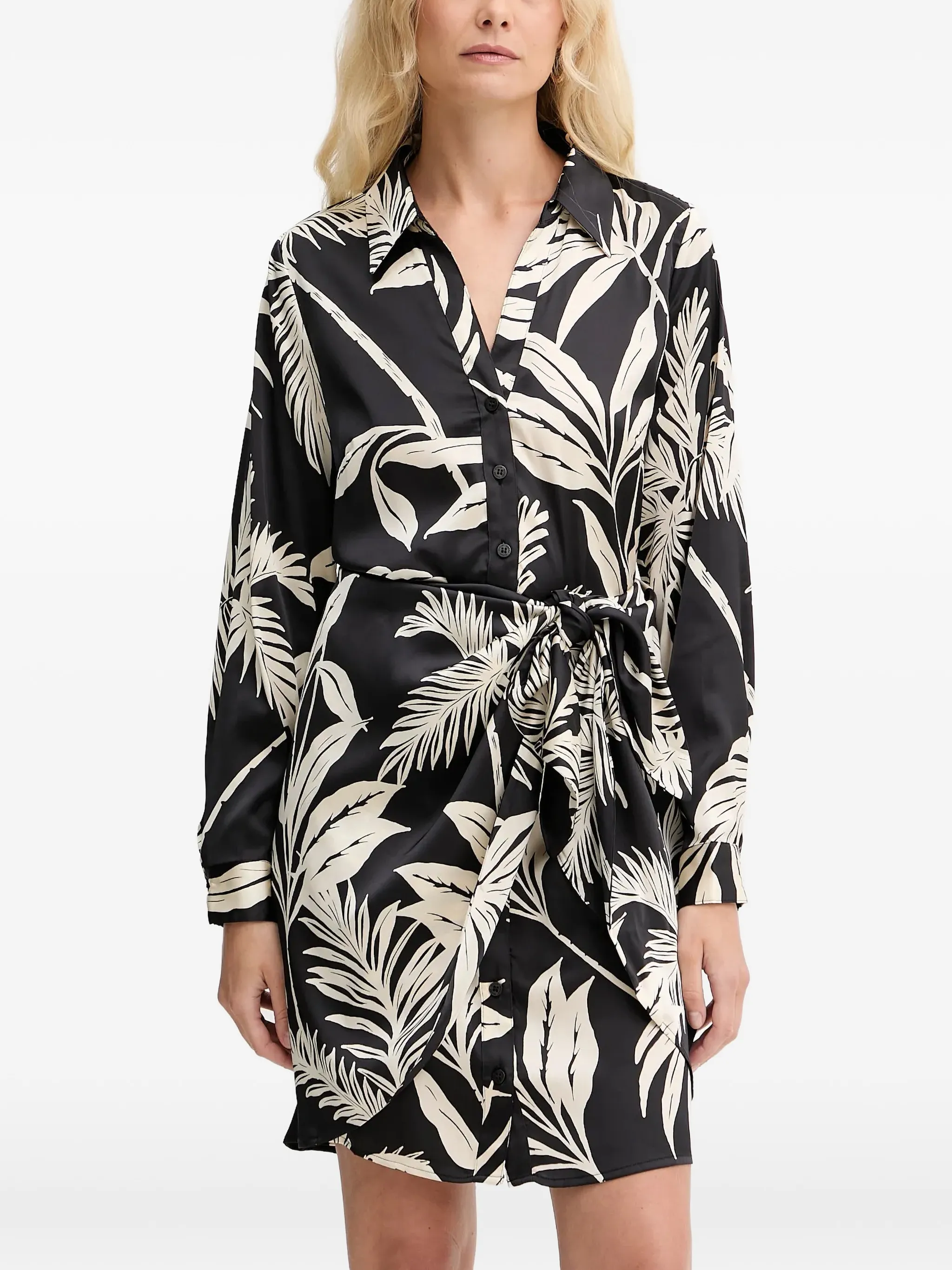 

Платье мини Alya с завязками Guess Usa, черный