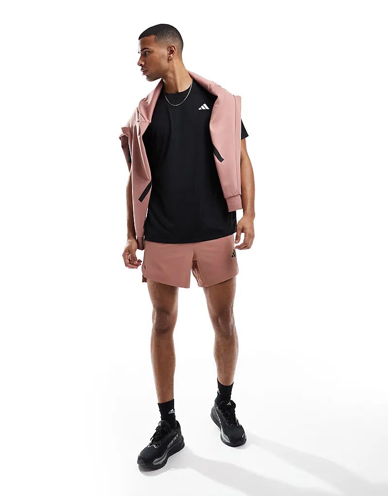 Футболка adidas Tennis climacool черного цвета adidas performance — фото 3